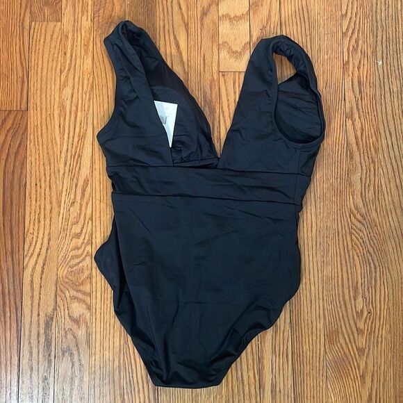 Andie Swim The Mykonos One Piece Swimsuit Black size M NWT - Picture 3 of 7